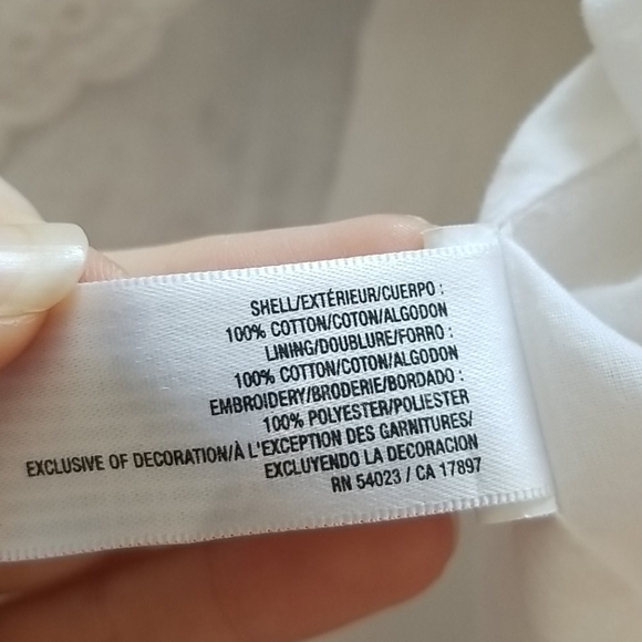 Eyelet tube dress. - Picture 3 of 3